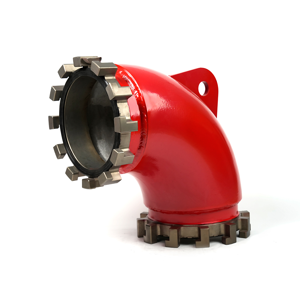 Uritettu palo kyynärpään ja hampaat